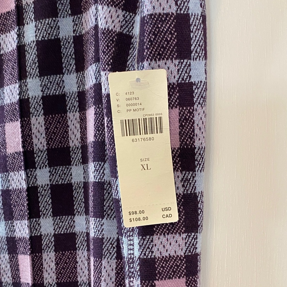 Maeve by Anthropology Checkered Pink and Brown Trousers Size XL - Picture 4 of 8